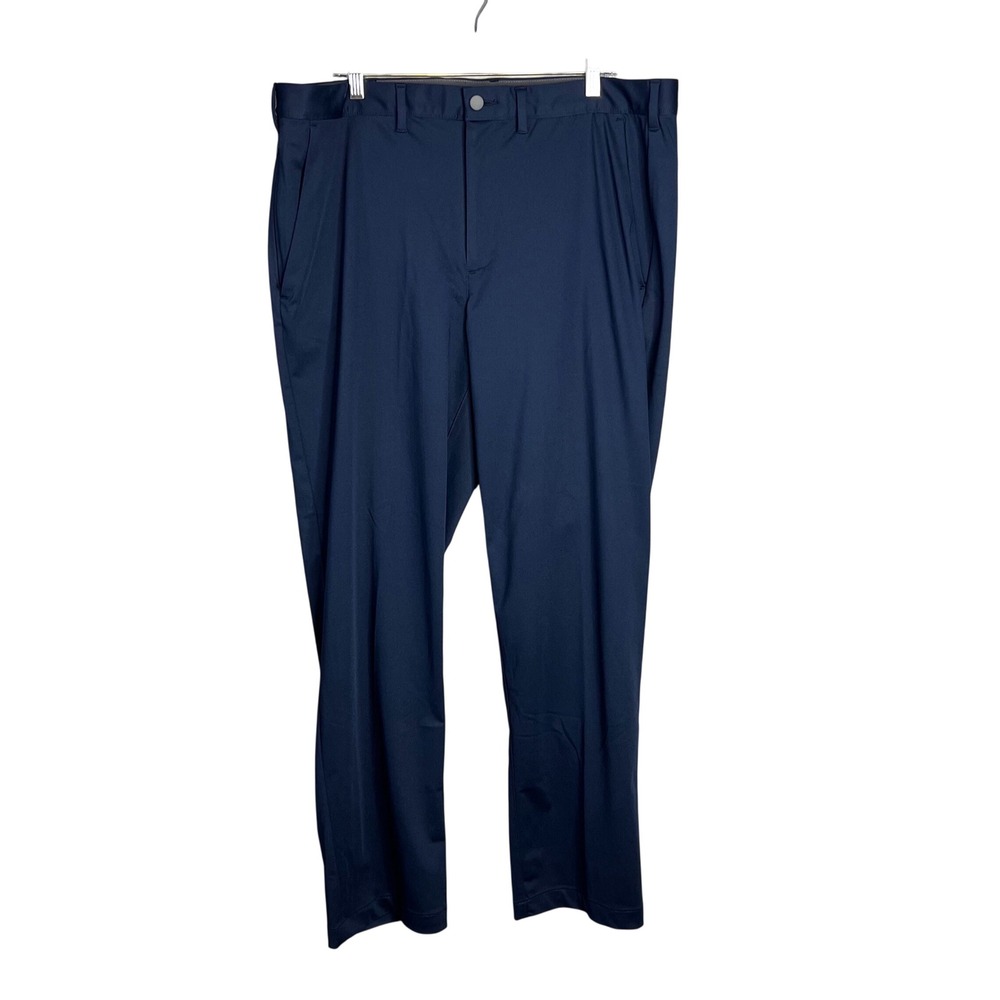 Lands End Flex Performance Golf Pants Trousers Mens Sz 40 Navy Commuter